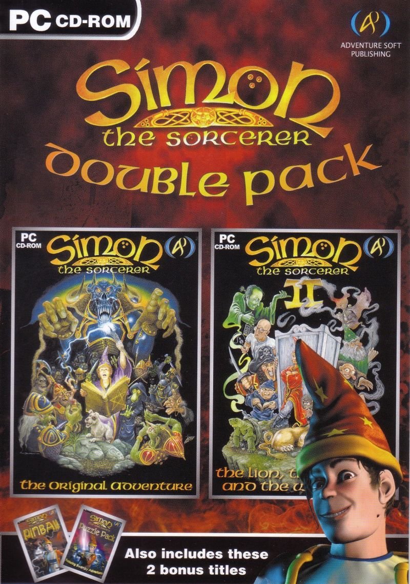 Simon the sorcerer Double (The Original adventure & The Lion) （輸入版） PC