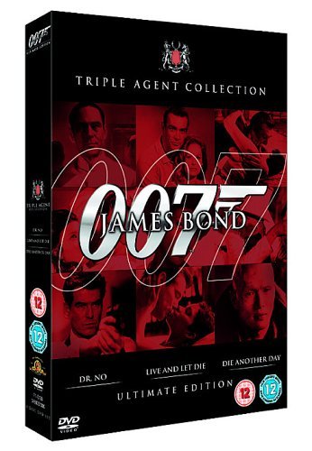 James Bond Ultimate Red Triple Pack - Dr. No/Live And Let Die/Die another Day Films