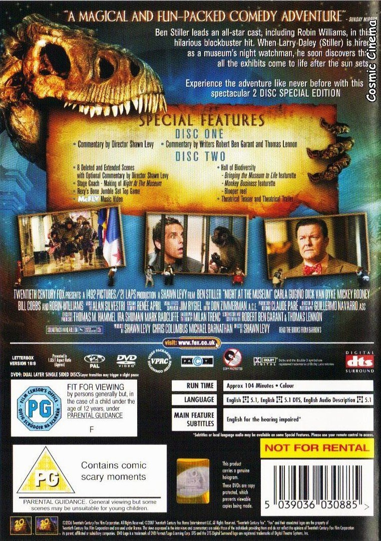 Night At The Museum (Special Edition) Movies
