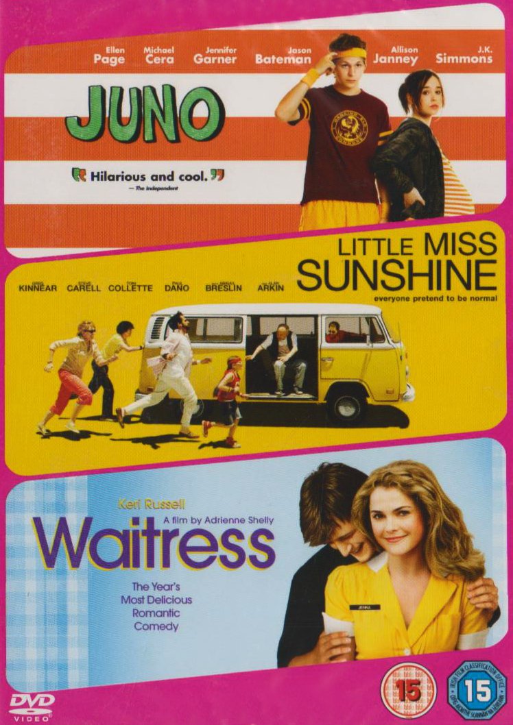Comedy Triple (juno/little Miss Sunshine/the Waitr Films