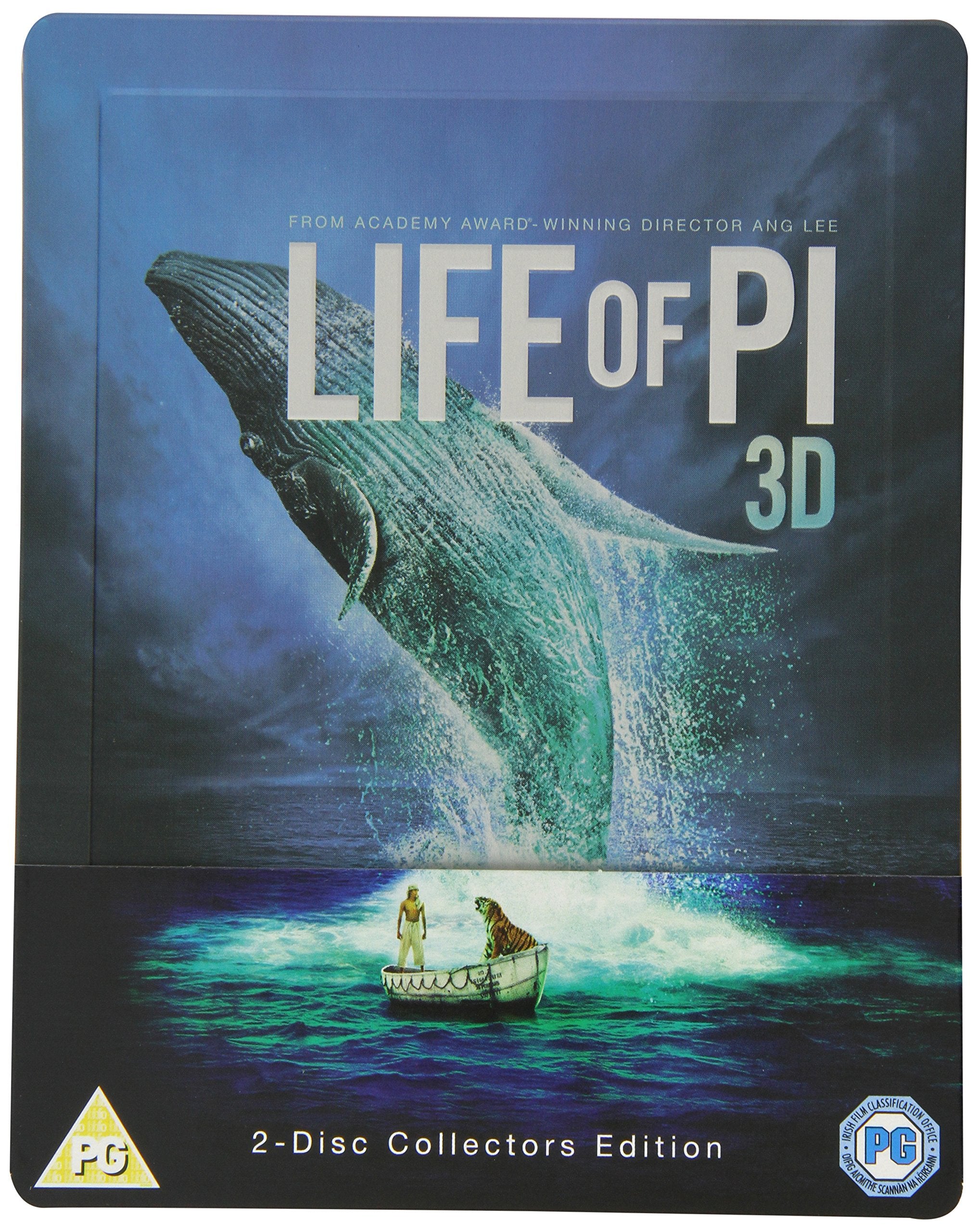 Life of Pi: Schiffbruch mit Tiger (Life of Pi 3D) - Exclusive Limited Edition Steelbook (Blu-ray 3D + Blu-ray + UV Copy) (UK Import mit dt. 3D-Ton) , Regiionfree, Uncut Movies
