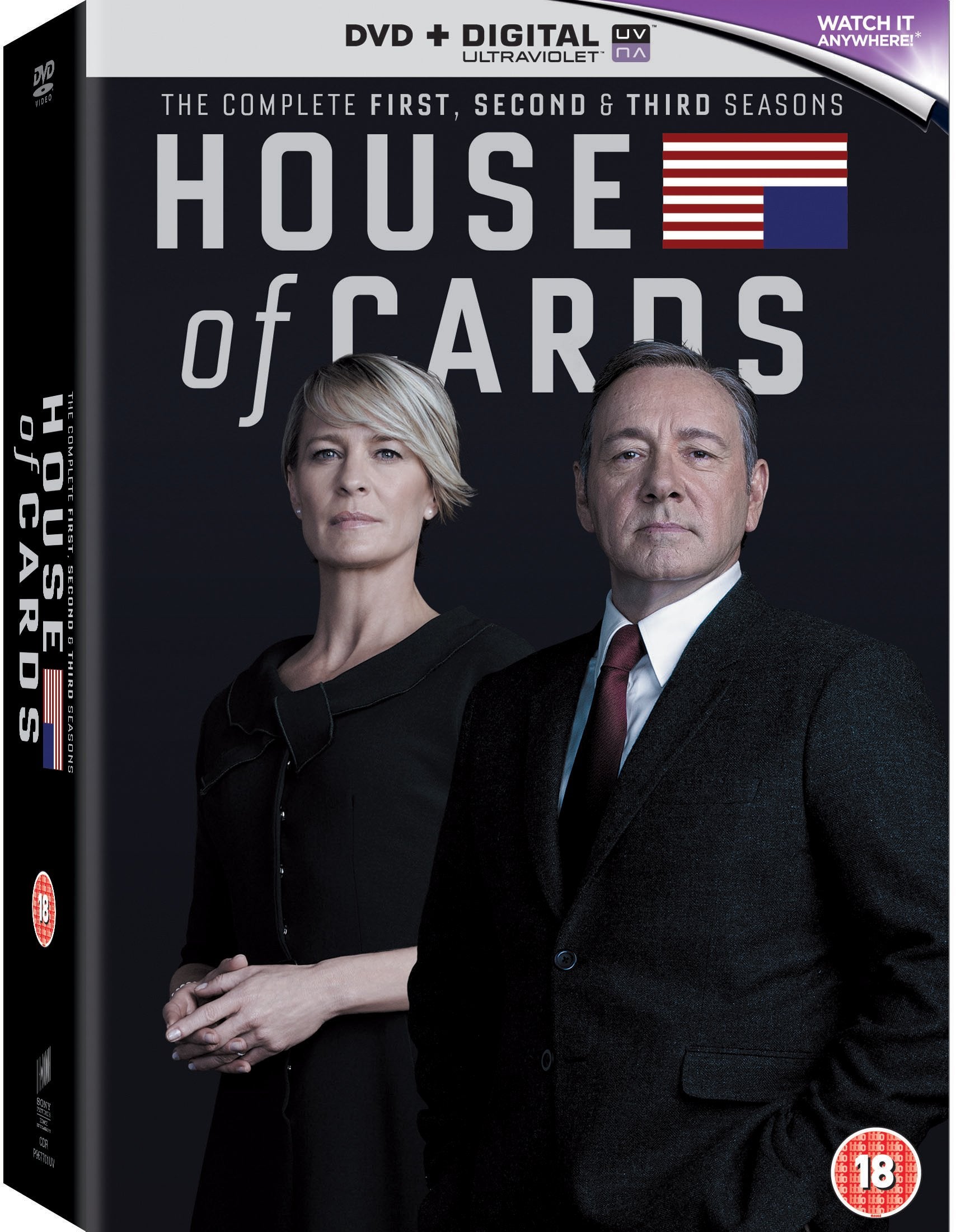 House of Cards - Season 01 / House of Cards - Season 02 / House of Cards - Season 03 - Set Box sets