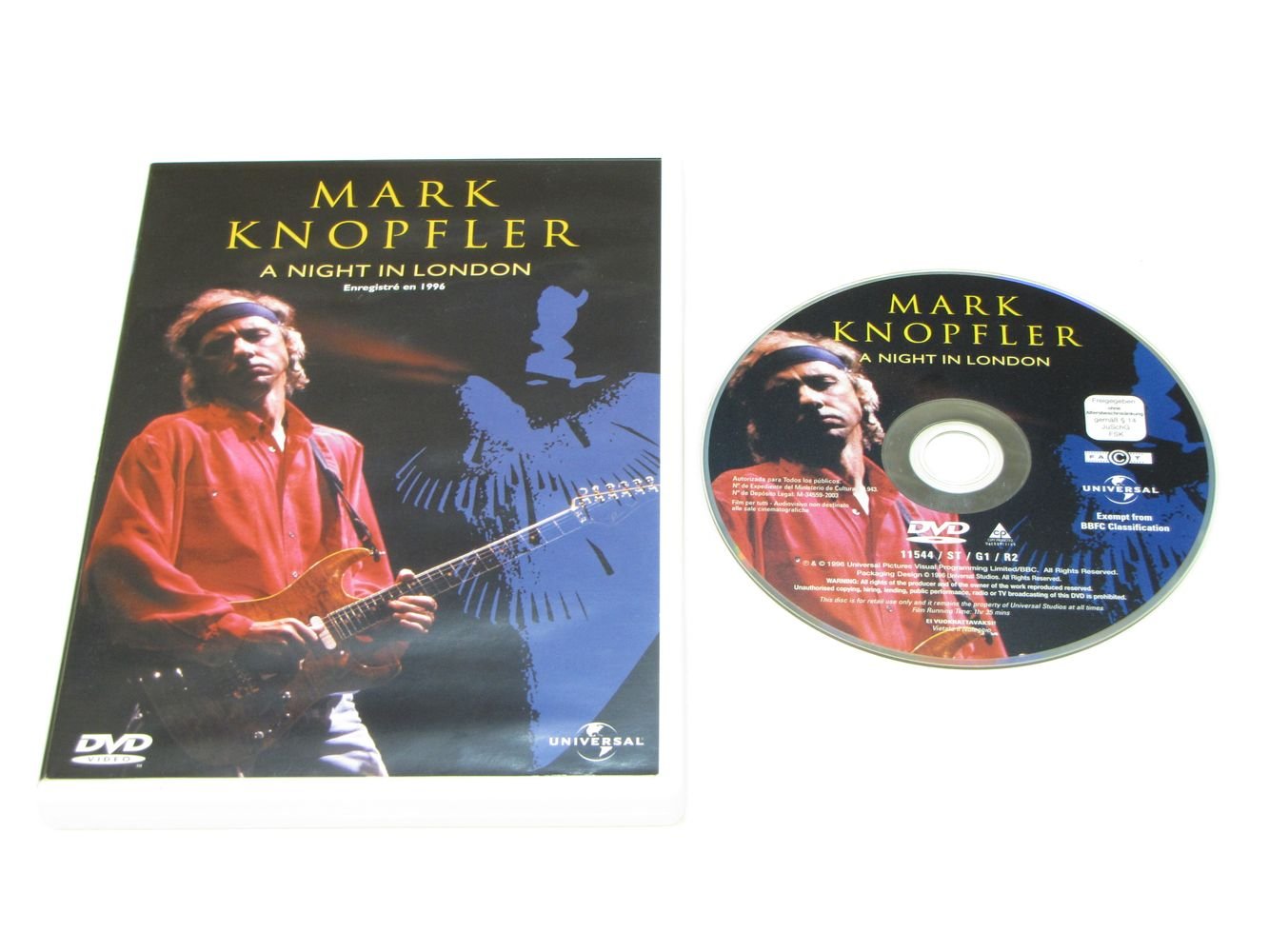 Mark Knopfler : A Night In London Films