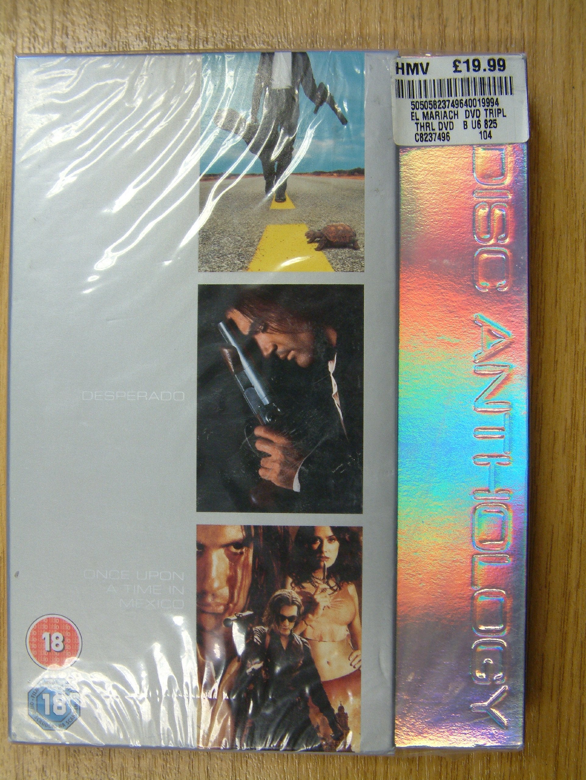 El Mariachi/Desperado/Once Upon A Time In Mexico dvd