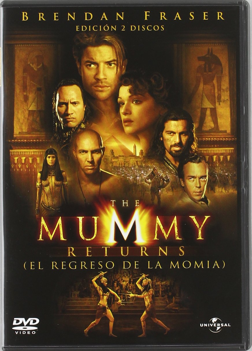 Brendan Fraser, Rachel Weisz, John Hannah, Oded Fehr, Dwayne Johnson, Patricia Velasquez, Bruce Byron, Freddie Boath, Arnold Vosloo - El Regreso De La Momia (Ed.Esp.) (1 DVD) Movies