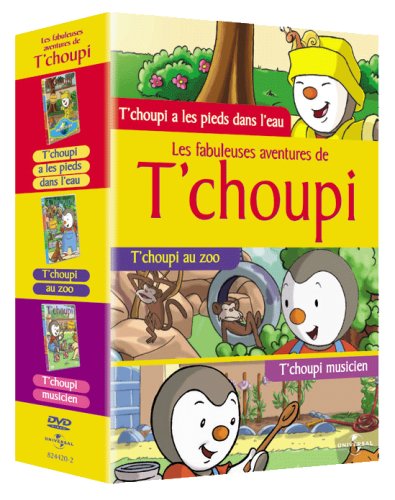 Coffret Tchoupi 3 DVD - n. 3 : Musicien / Au zoo / A les pieds dans l'eau Movies