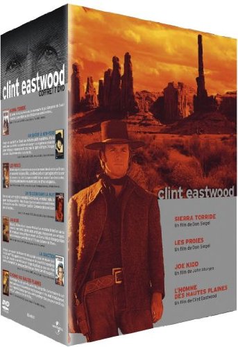 Coffret Clint Eastwood 7 DVD : Joe Kidd / Sierra Torride / L'homme des haute plaines/ Un shérif à New York / Les Proies/ Un frisson dans la nuit / La sanction Movies