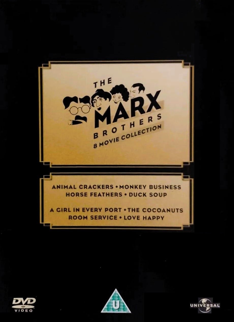 The Marx Brothers Collection - Animal Crackers/Monkey Business/Horse Feathers/Duck Soup/A Girl in Every Port/The Cocoanuts/Love Happy/Room Service Movies