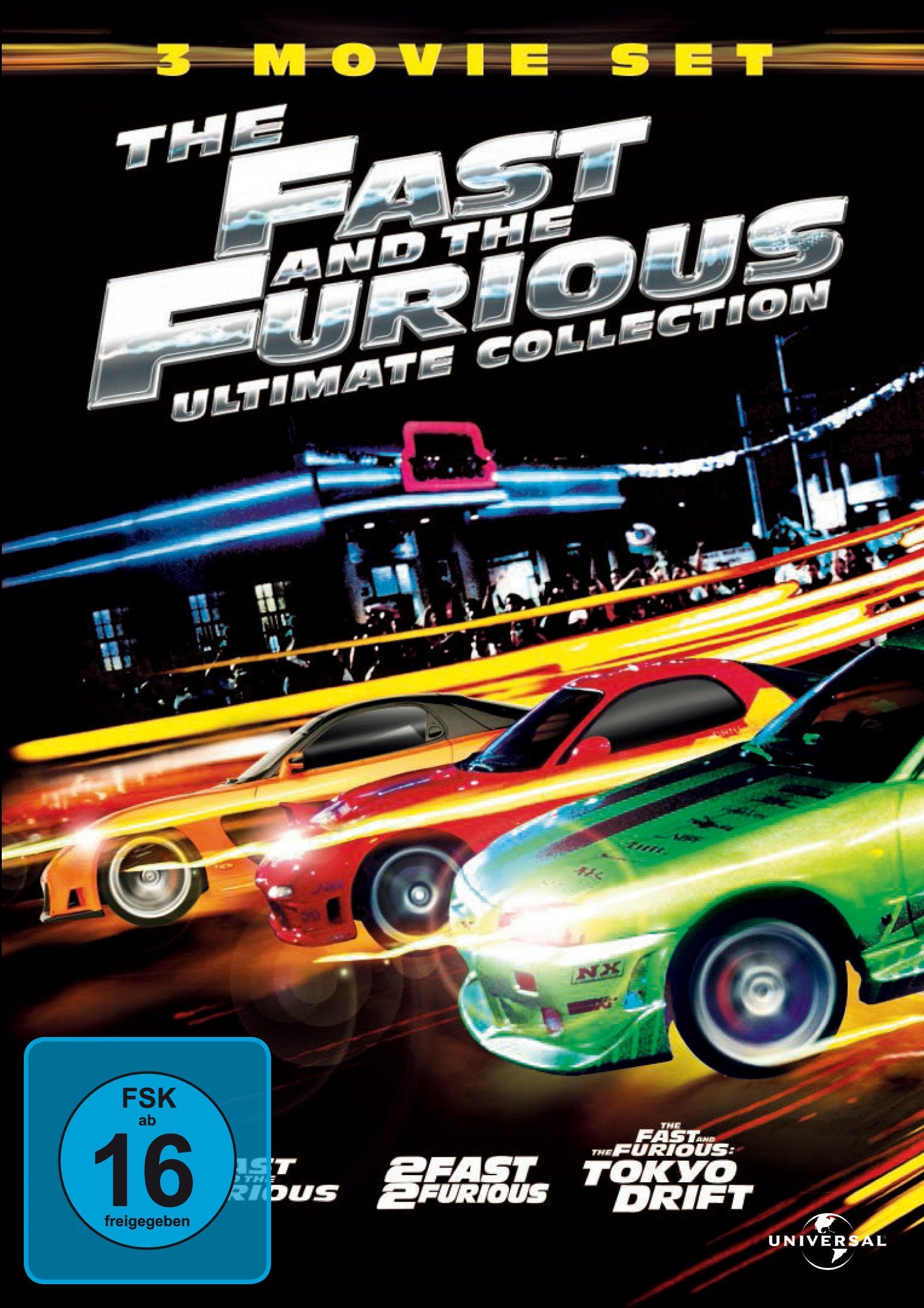 The Fast and the Furious 1-3 Films