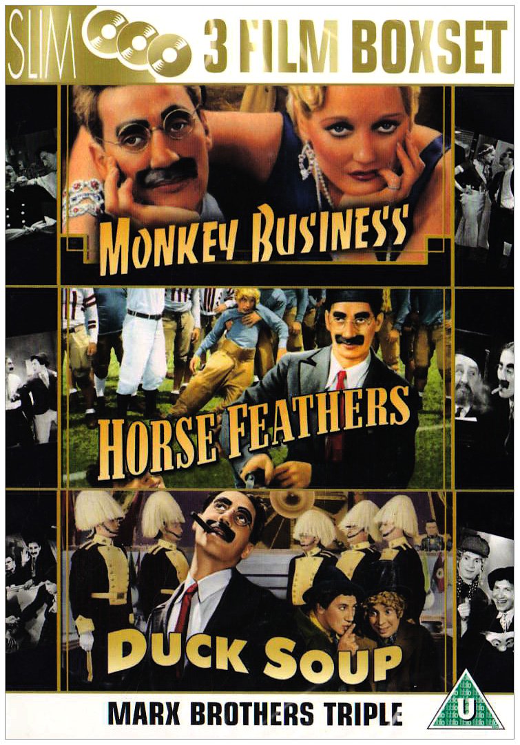 Marx Bros Duck Soup/Monkey Business/Horse Feathers Films