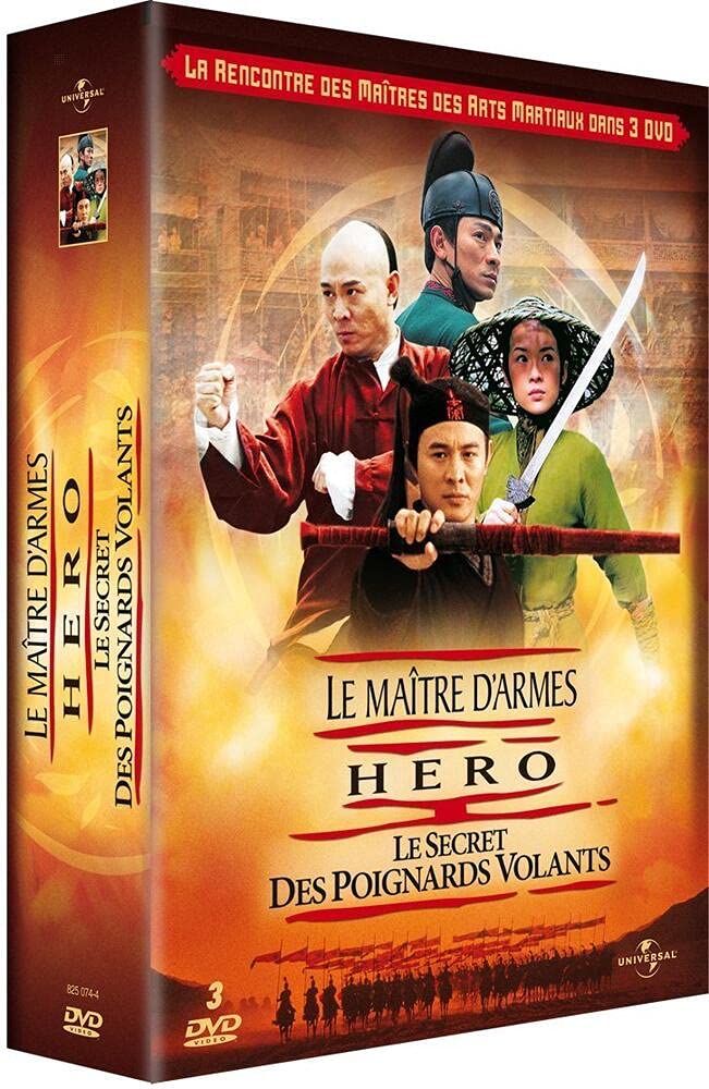 Coffret asiatique : Le maître d'armes / Le secret des poignards volants / Hero Movies