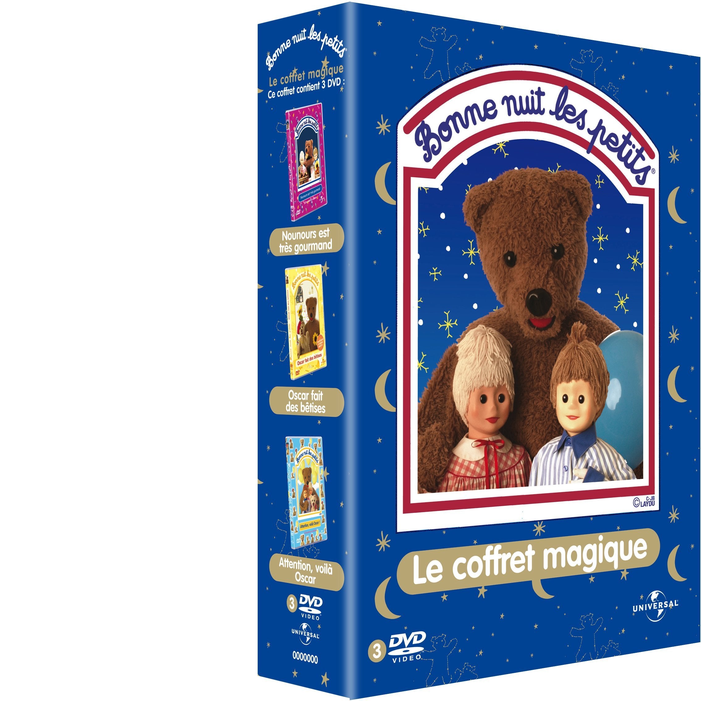Bonne nuit les petits : nounours est très gourmand ; Oscar fait des bêtises ; Attention voilà Oscar Movies