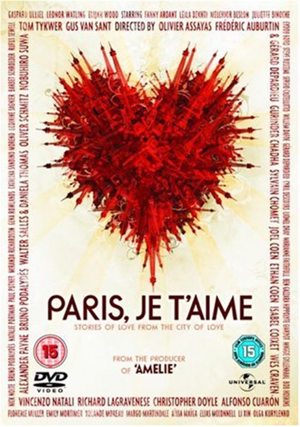 Paris, Je T'Aime Movies