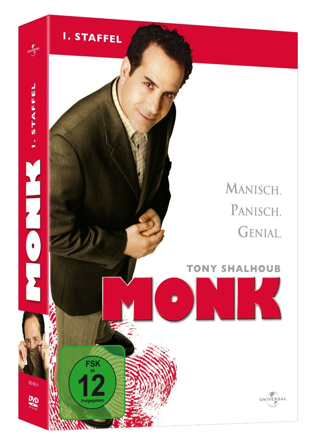 Monk Season 1 Dvd S/T Aldi Excl. Films