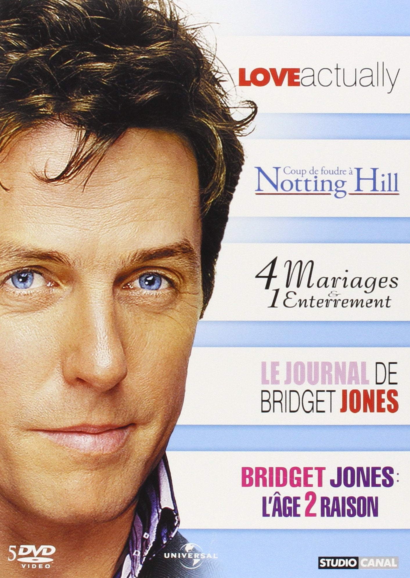 Coffret hugh grant : coup de foudre à notting hill ; love actually ; le journal de bridget jones... Movies