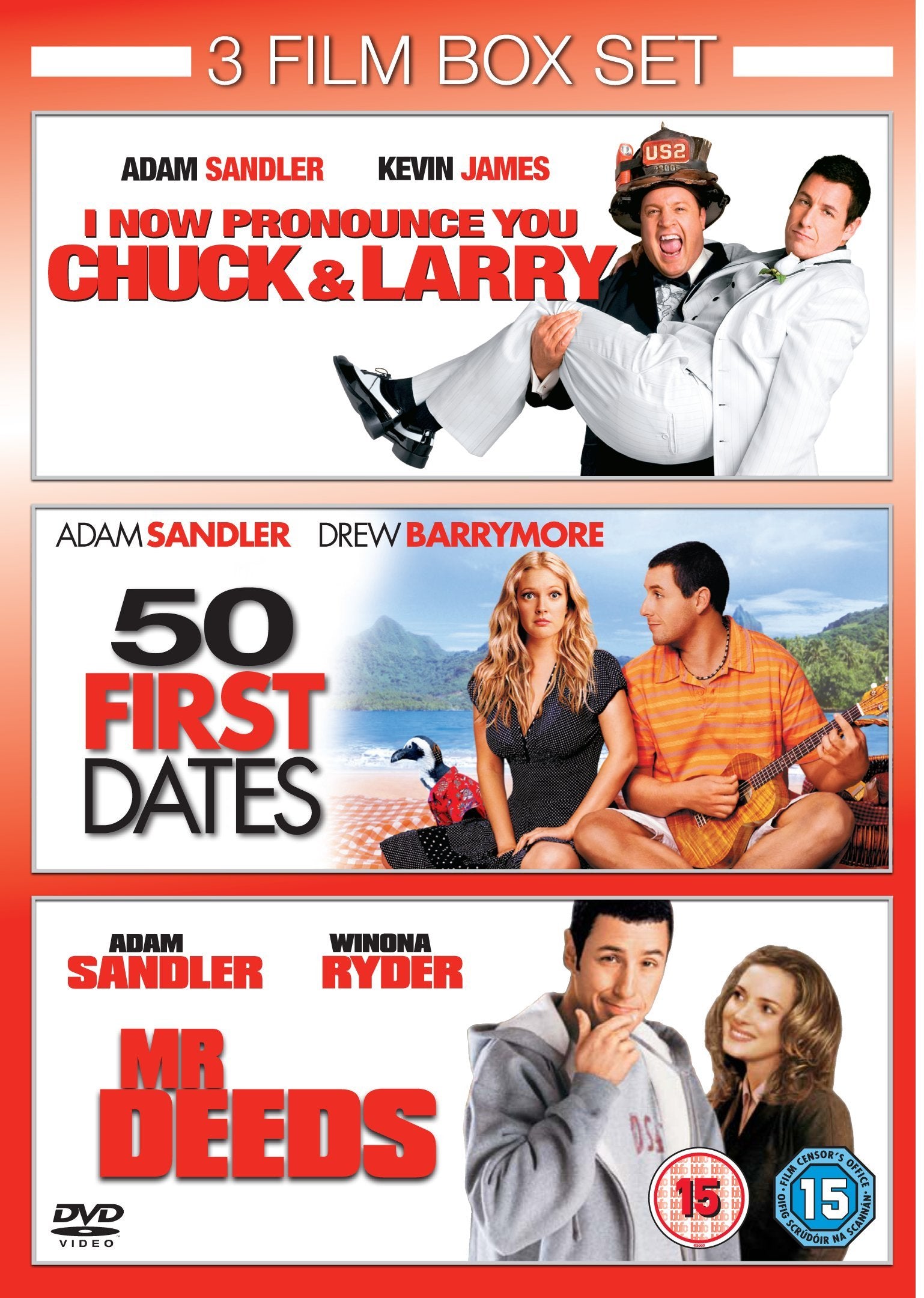 I Now Pronounce You Chuck and Larry / 50 First Dates / Mr Deeds Movies