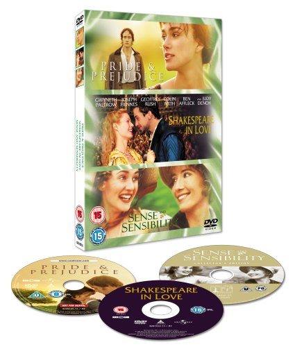 Pride And Prejudice/Sense And Sensibility/Shakespeare In Love Films