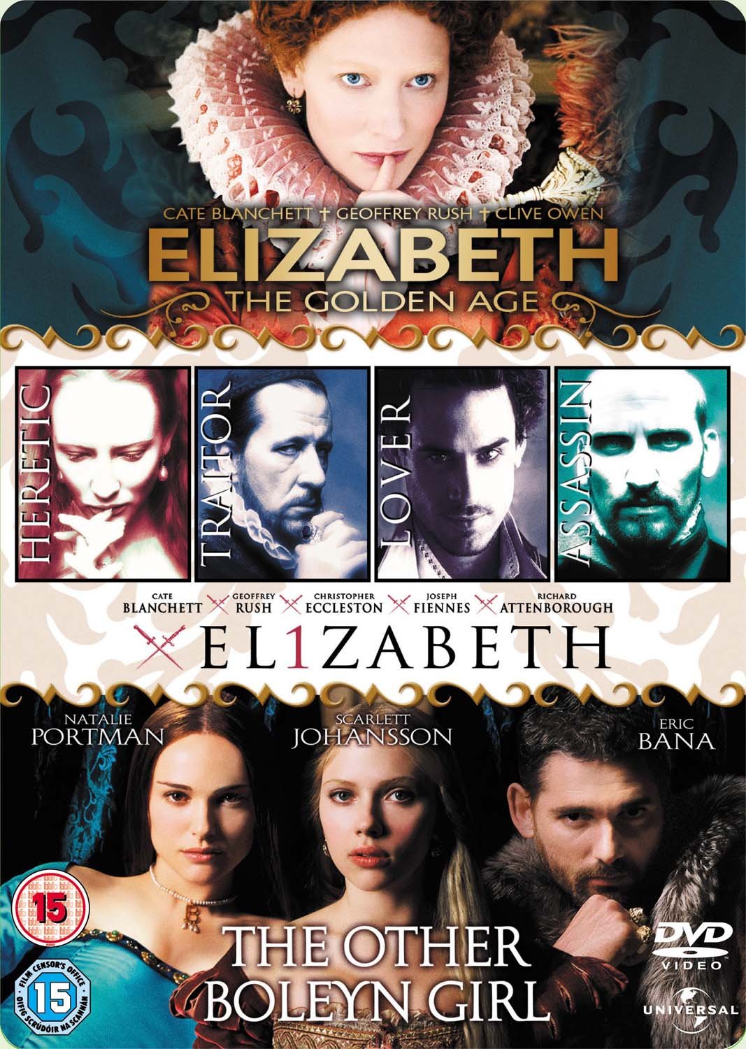 Elizabeth / Elizabeth: The Golden Age / The Other Boleyn Girl Movies