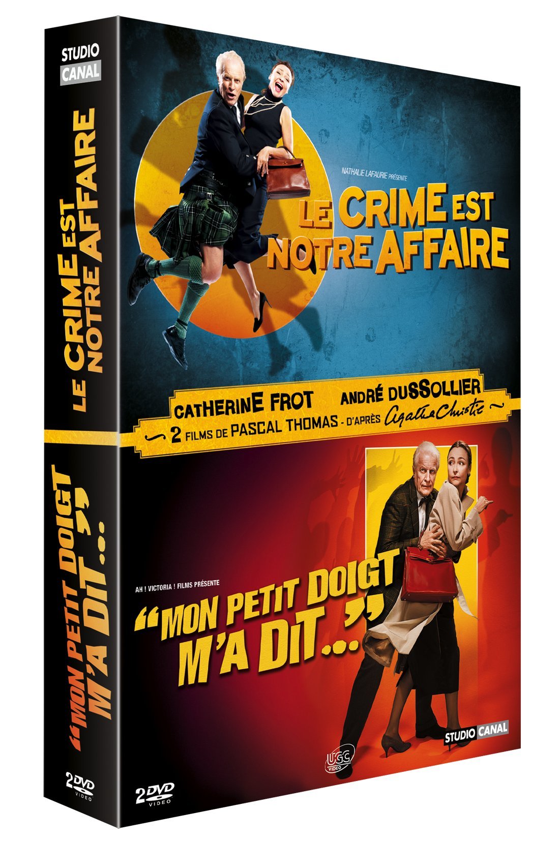 Le crime est notre affaire - Mon petit doigt m'a dit : Coffret 2 DVD Films