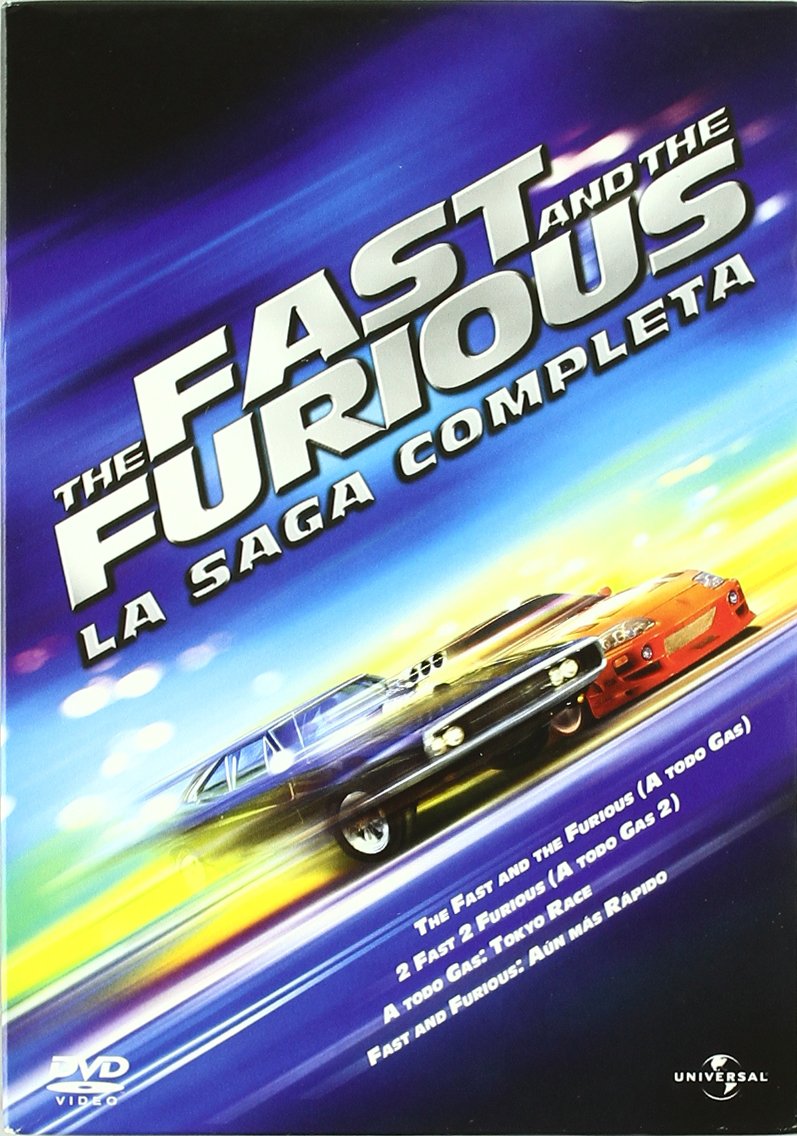Vin Diesel, Jordana Brewster, Eva Mendes, Zachery Ty Bryan, Michelle Rodriguez - A Todo Gas La Saga Completa (4 DVD) Movies