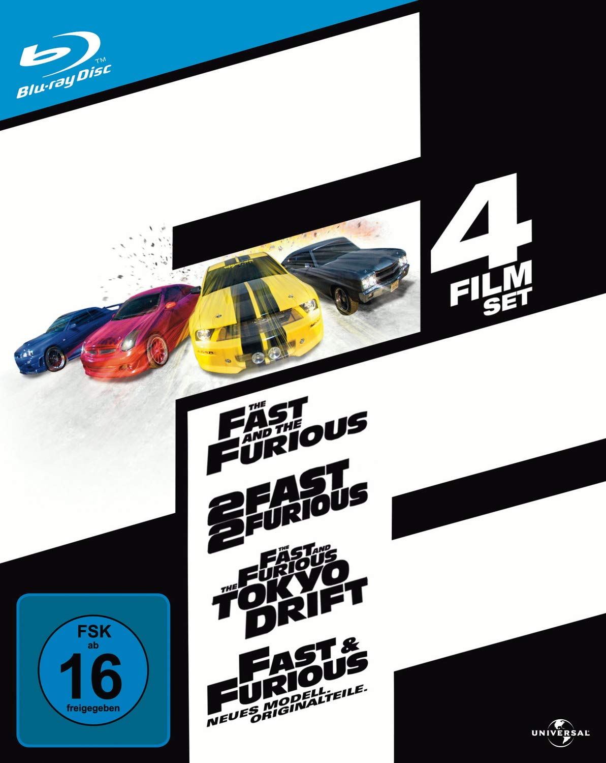 The Fast and the Furious 1-4 Movies