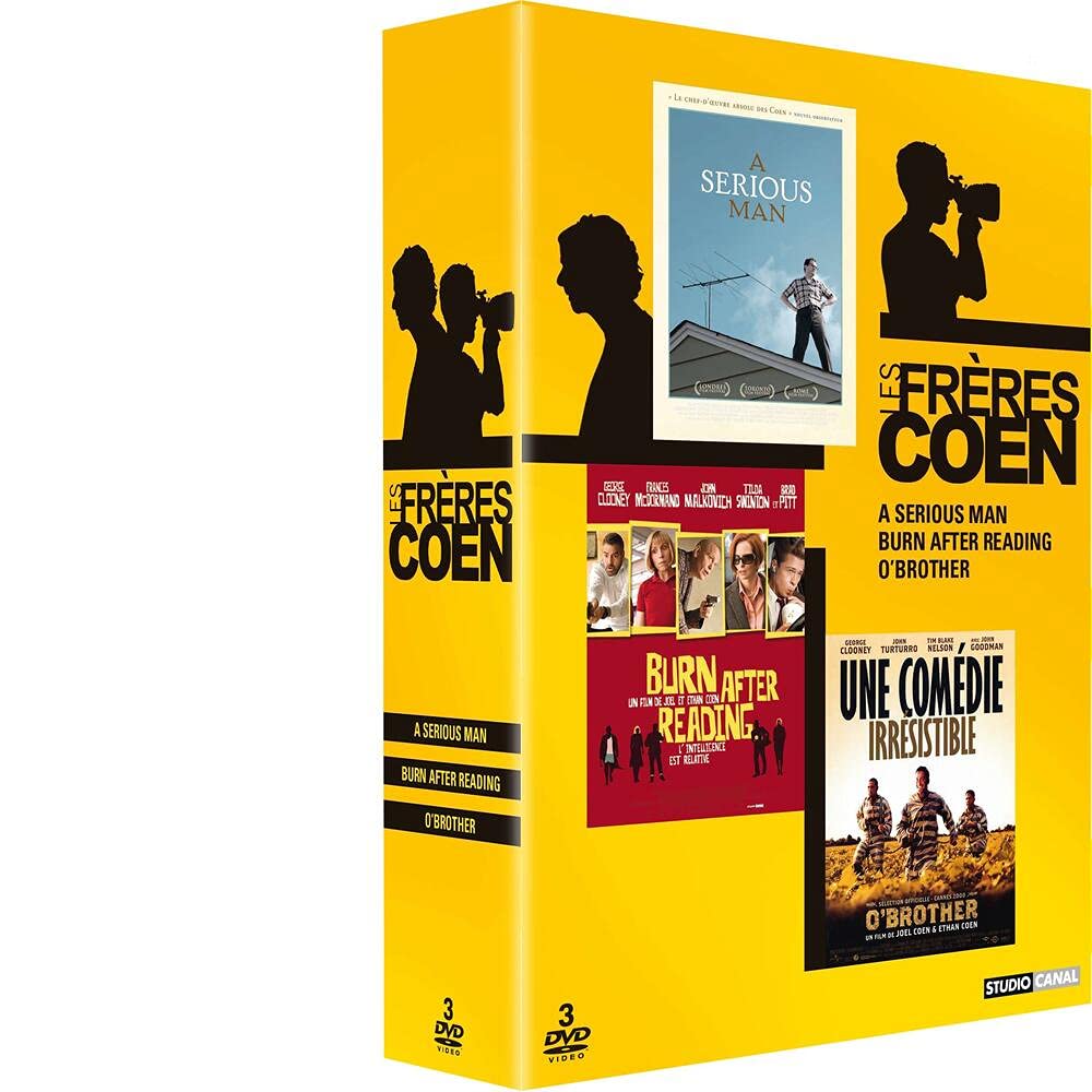 Coffret coen : o'brother ; burn after reading ; a serious man Films
