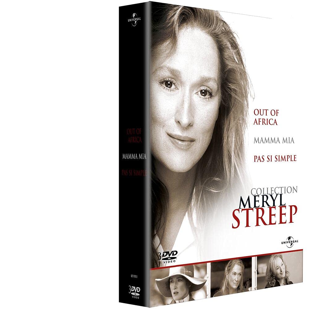 Coffret meyl streep : out of africa ; mamma mia ; pas si simple Movies