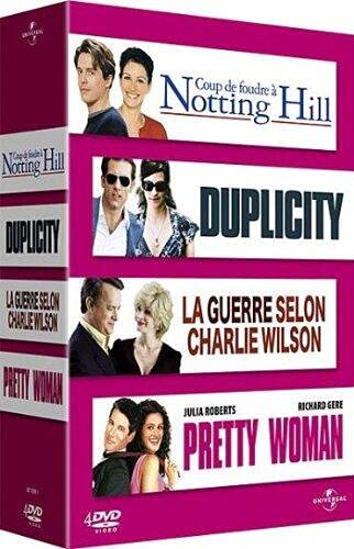 Coffret julia roberts : coup de foudre à notting hill ; duplicity ; la guerre selon charlie wilson ; pretty woman Movies