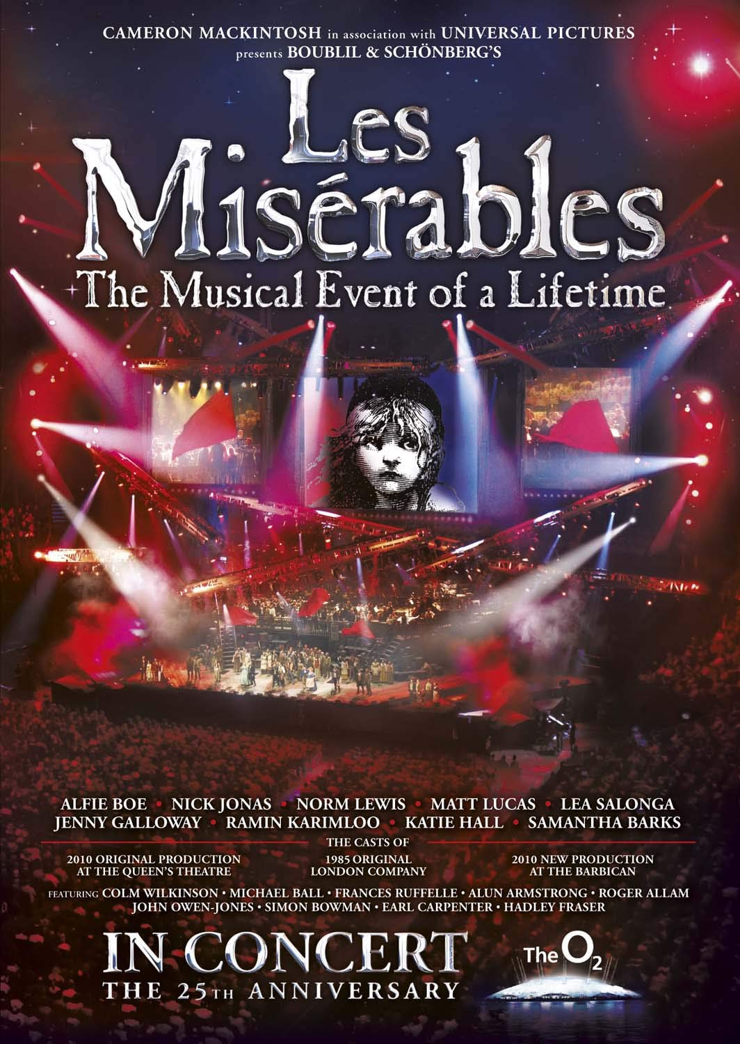 Les Miserables - In Concert - 25Th Anniversary Show Movies