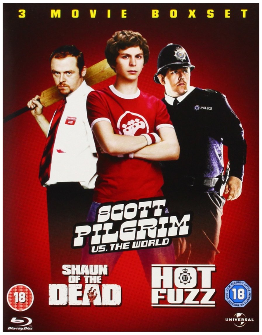 Scott Pilgrim Vs The World / Hot Fuzz / Shaun Of The Dead Films