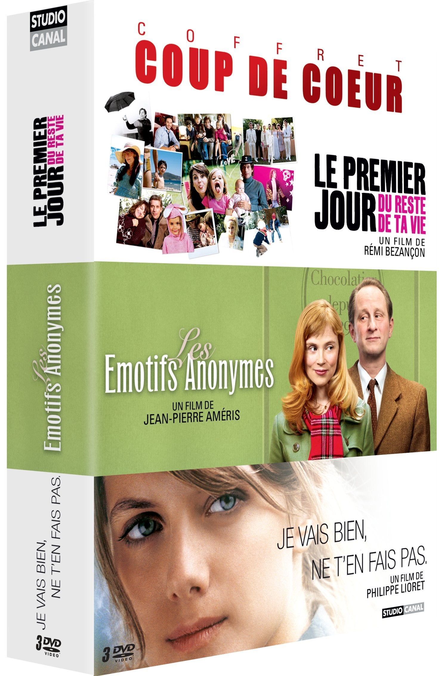 Coffret coup de coeur : le premier jour du reste de ta vie ; les émotifs anonymes ; je vais bien ne t'en fais pas Movies