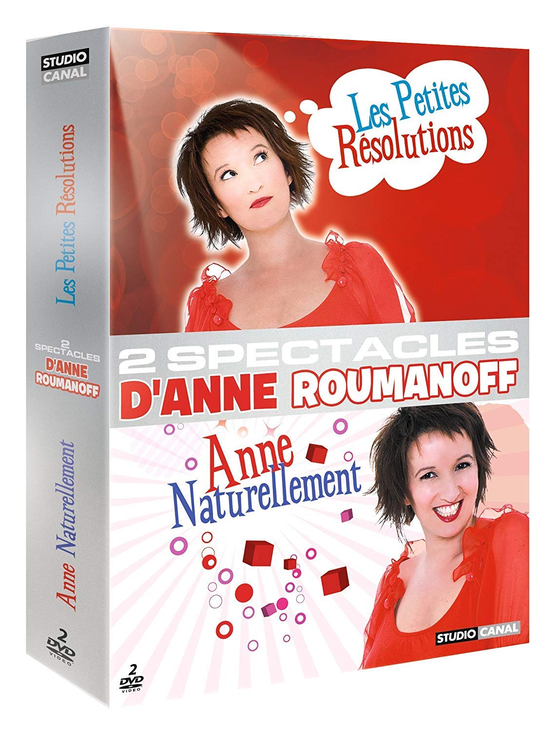 Coffret anne roumanoff 2 spectacles : les petites résolutions ; anne naturellement Films