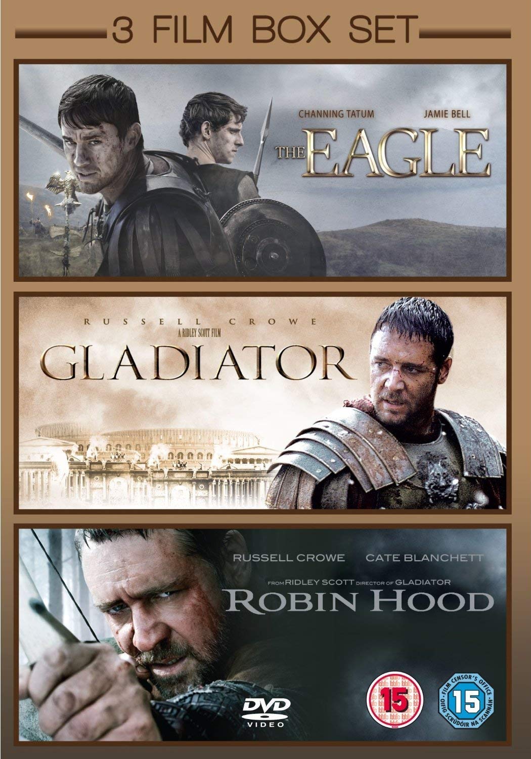 3 Film Box Set: The Eagle / Gladiator / Robin Hood Films