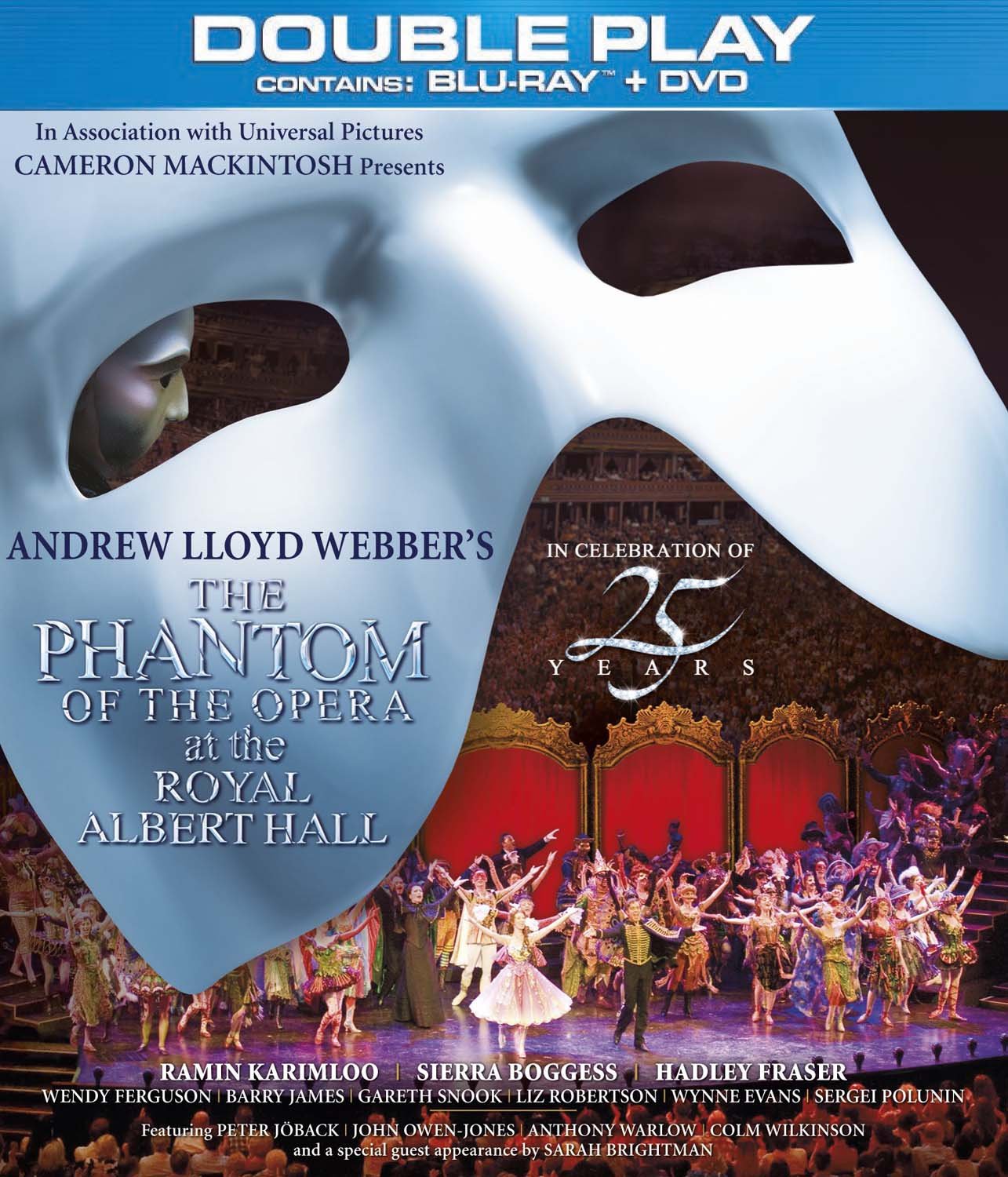 The Phantom of the Opera at The Royal Albert Hall Double Play Blu-Ray and DVD Films