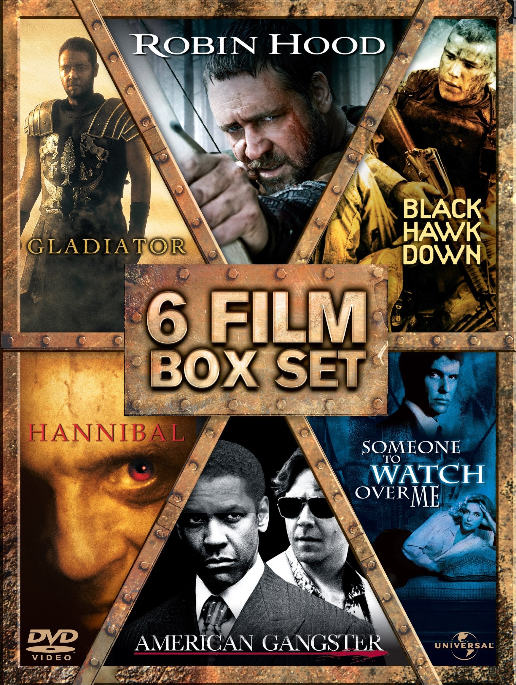 Gladiator / Robin Hood / American Gangster / Hannibal / Black Hawk Down / Someone To Watch Over Me Films