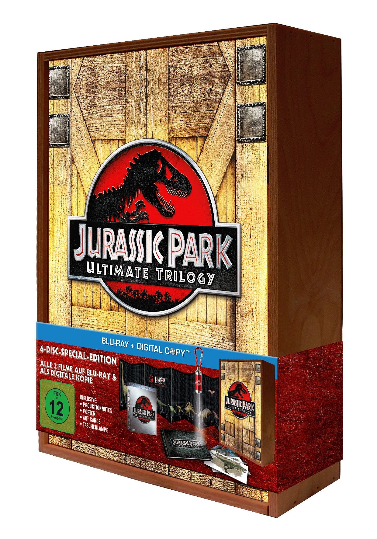 Jurassic Park Ultimate Trilogy - Special Edition in limitierter Holzbox Films