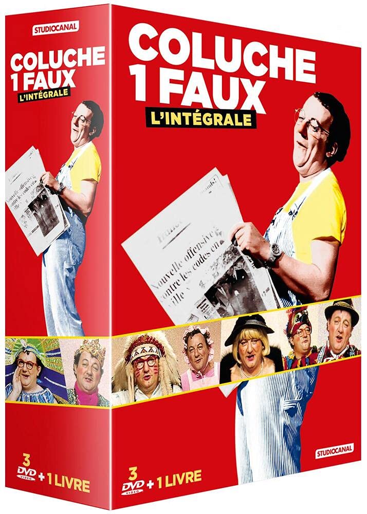 Coffret intégrale coluche 1 faux Films