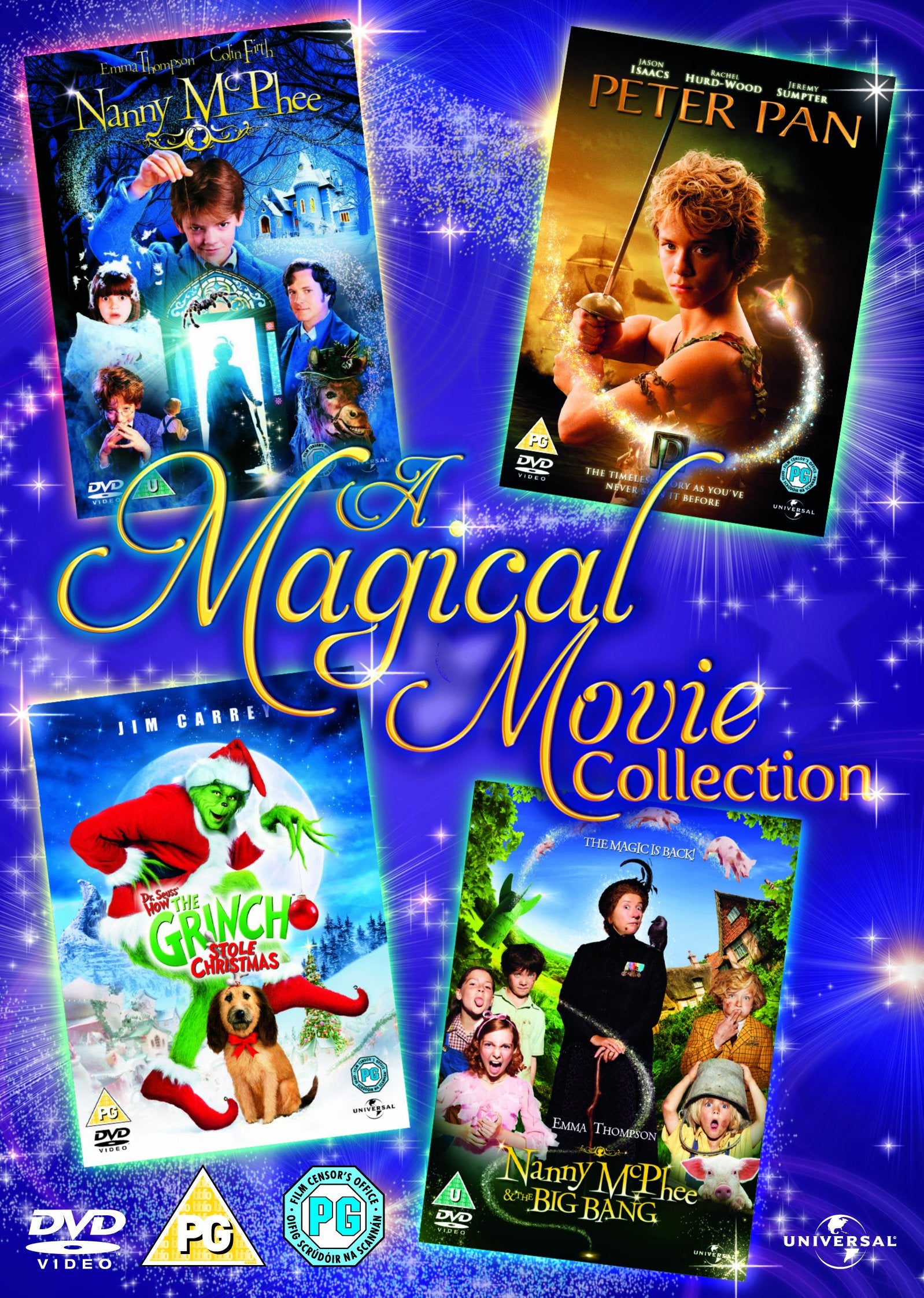 The Grinch (2000) / Peter Pan (2003) / Nanny Mcphee / Nanny Mcphee And The Big Bang Films