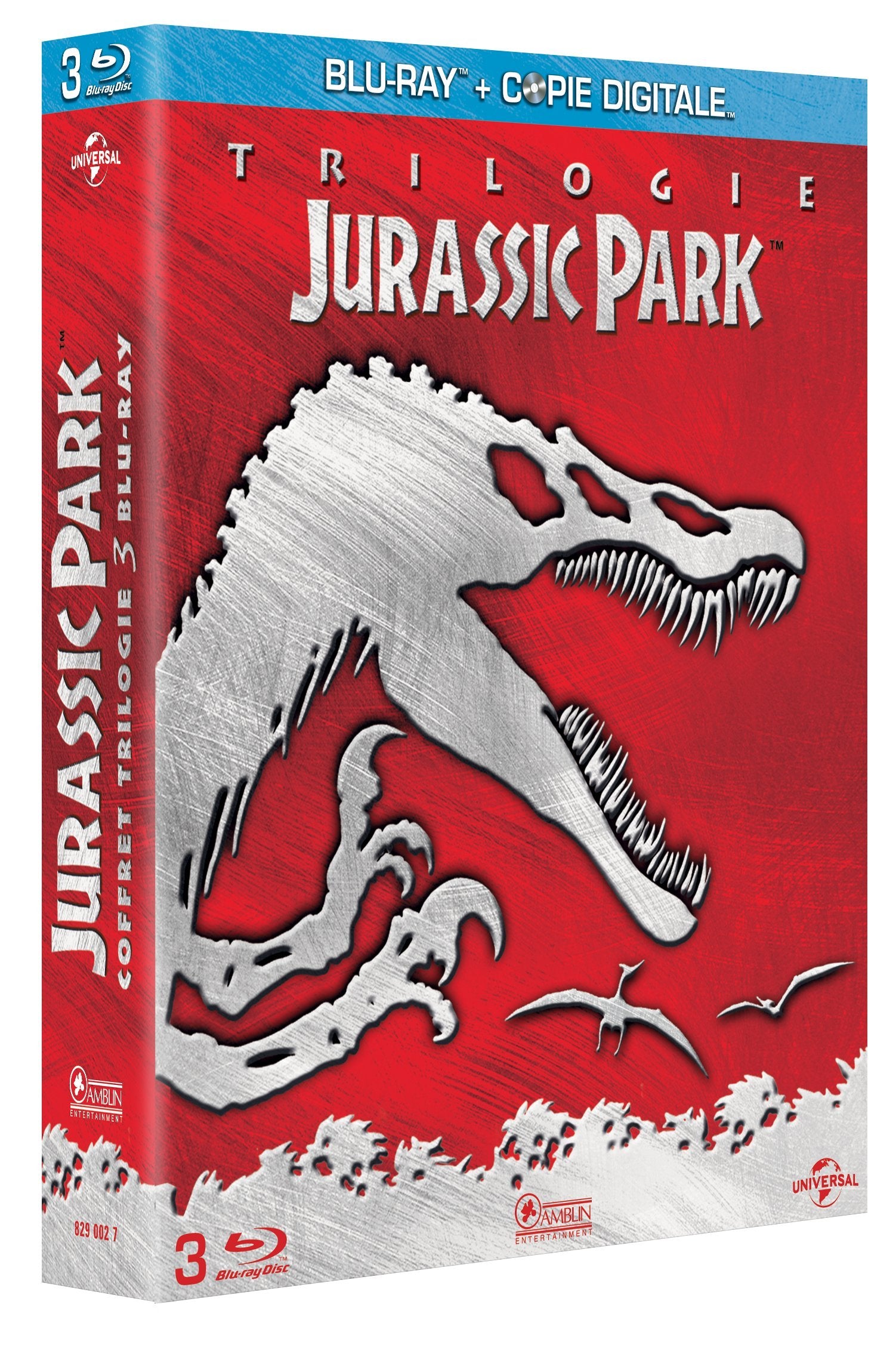 Coffret intégrale jurassic park Films