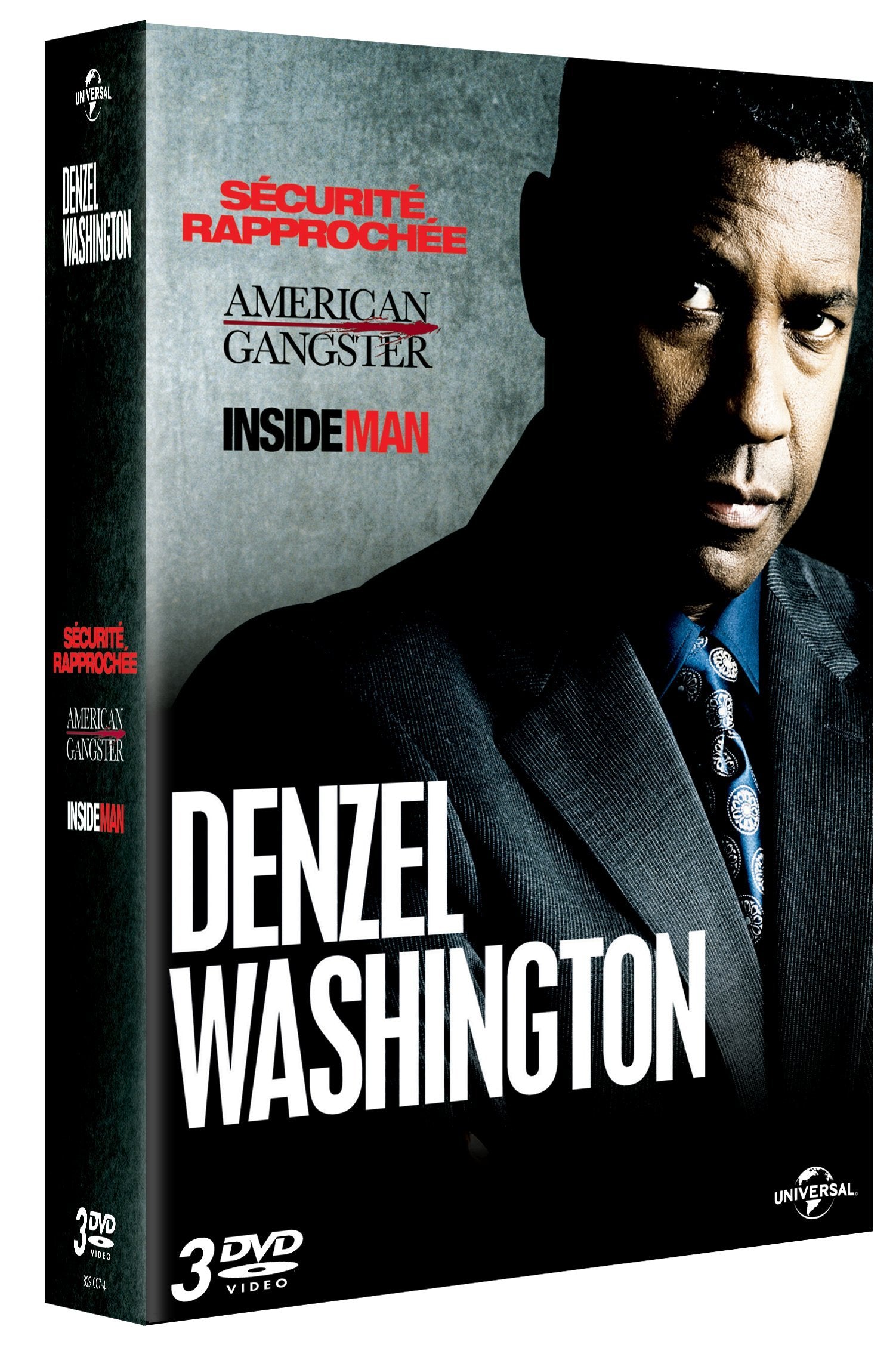 Denzel Washington - Coffret - Sécurité rapprochée + American Gangster + Inside Man Films