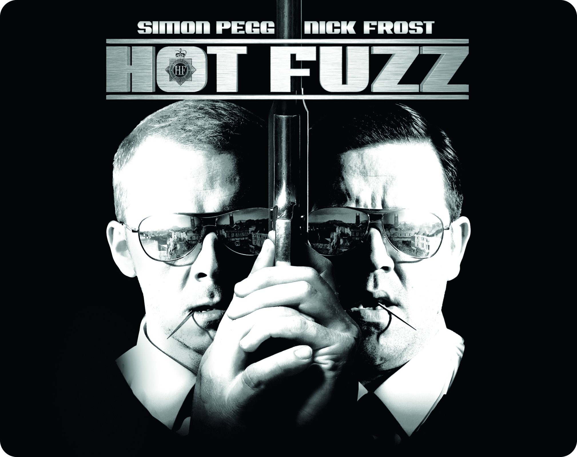 Hot Fuzz (quer steelbook) uk; dt. Ton Films