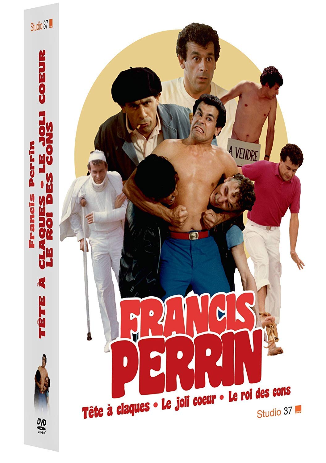 Francis Perrin - Coffret - Têtes à claques + Le joli coeur + Le roi des cons Films
