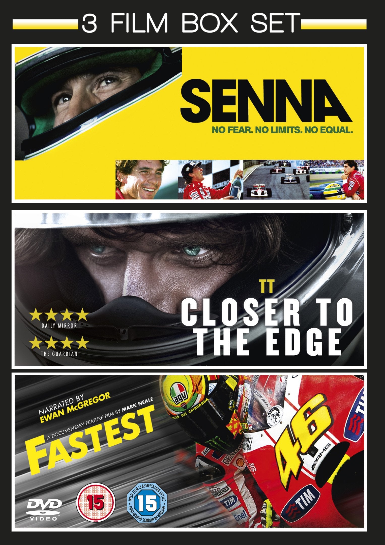 Senna (2011) / TT: Closer to the Edge (2011) / Fastest (2012) - Triple Pack Movies