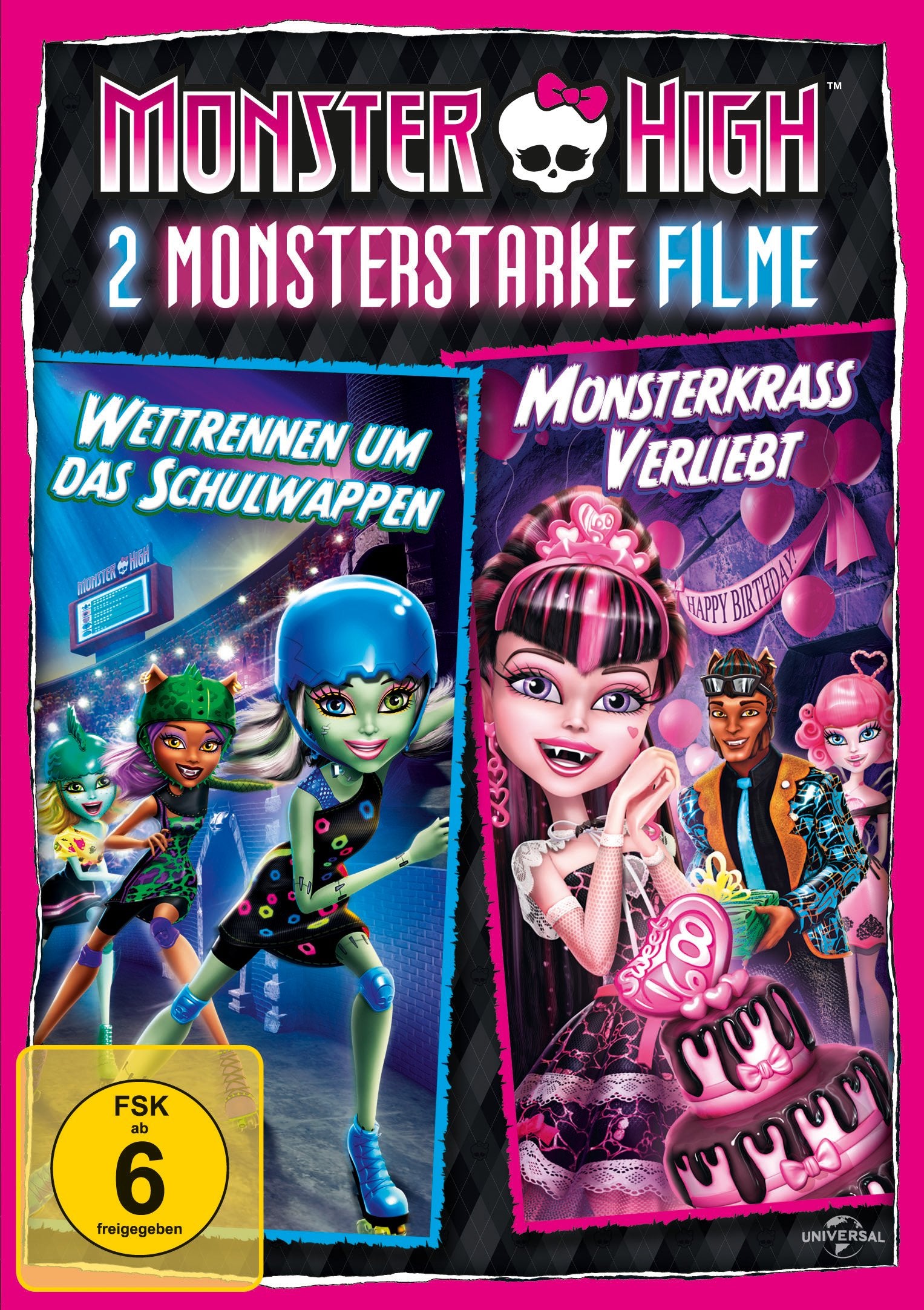 Monster High - Monsterkrass verliebt & Wettrennen um das Schulwappen Movies