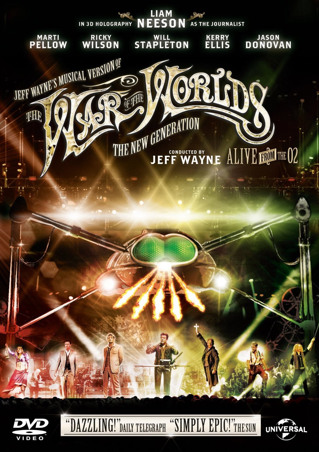 Jeff Wayne's Musical Version of The War of the Worlds - The New Generation: Alive On Stage Movies