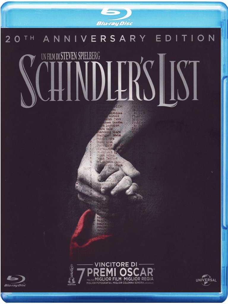 Schindler's list (20th anniversary edition) (+DVD) Films
