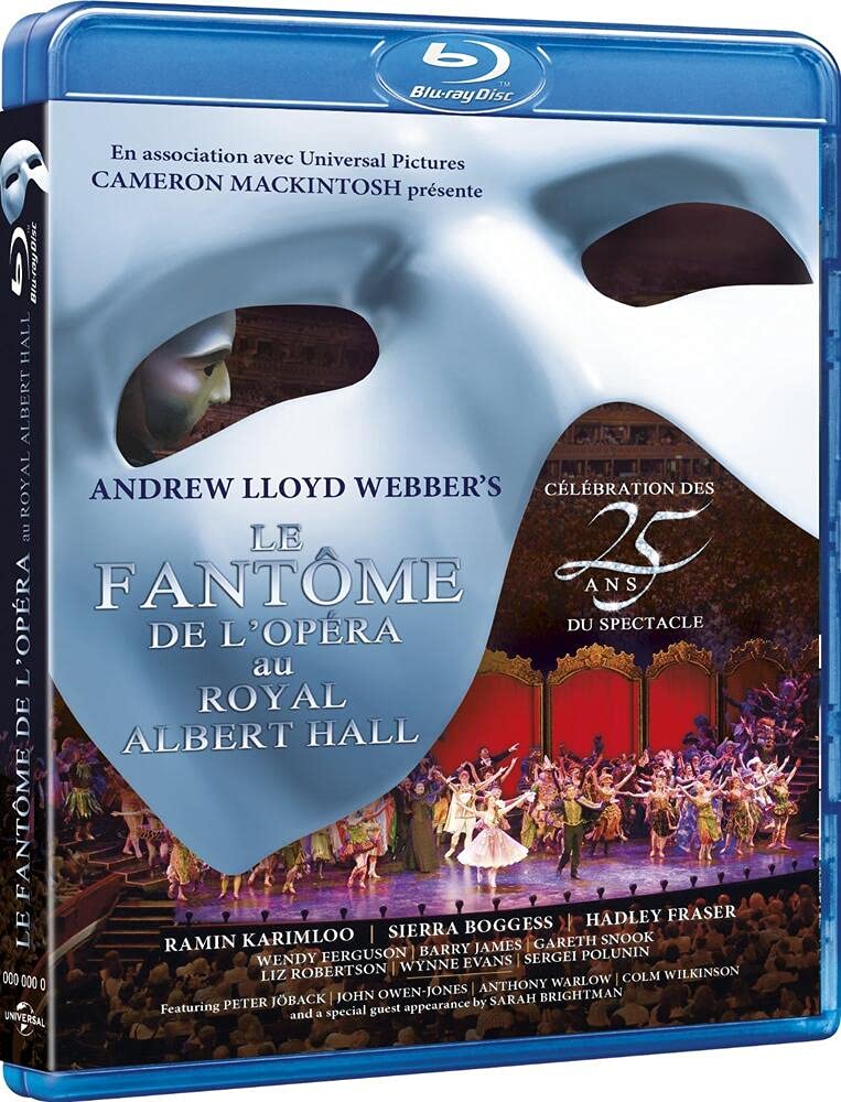 Le Fantôme de l'Opéra au Royal Albert Hall, célébration des 25 Ans du Spectacle dvd