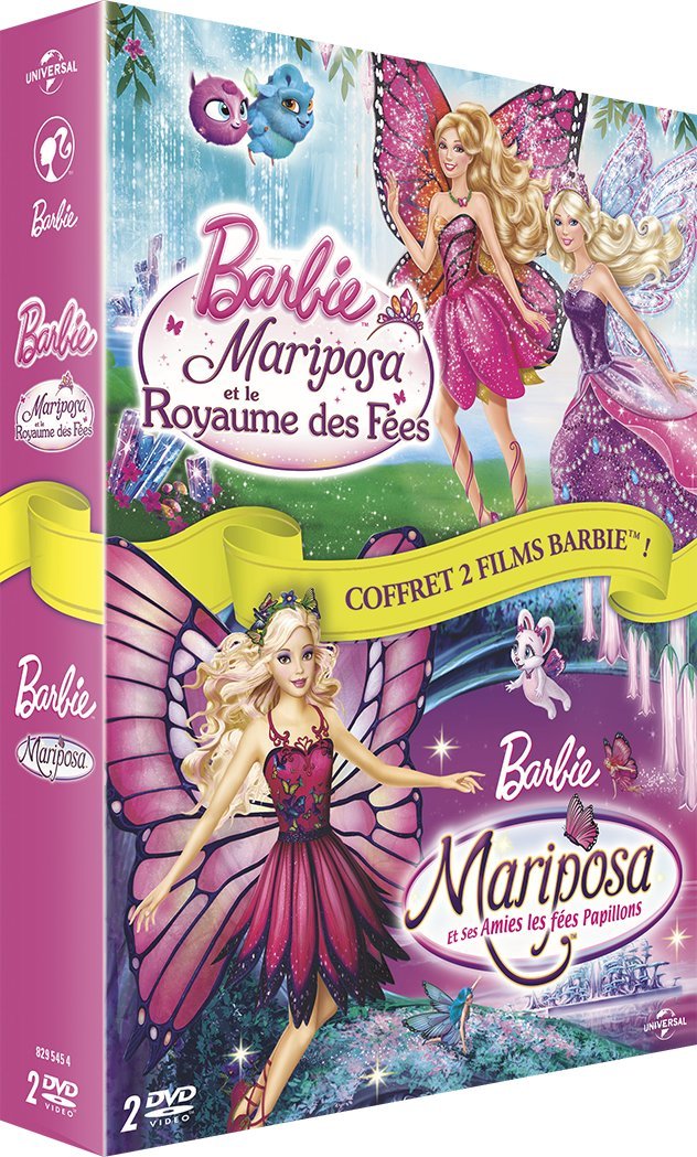 Coffret Barbie : mariposa et le royaume des fées ; mariposa et ses amies les fées papillons Movies