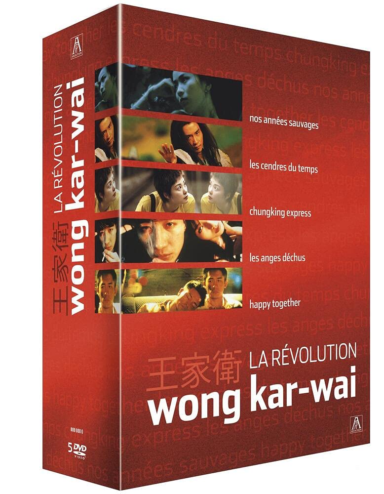 Coffret La Révolution Wong Kar-wai - Nos années sauvages + Les cendres du temps + Chungking Express + Les anges déchus + Happy Together dvd