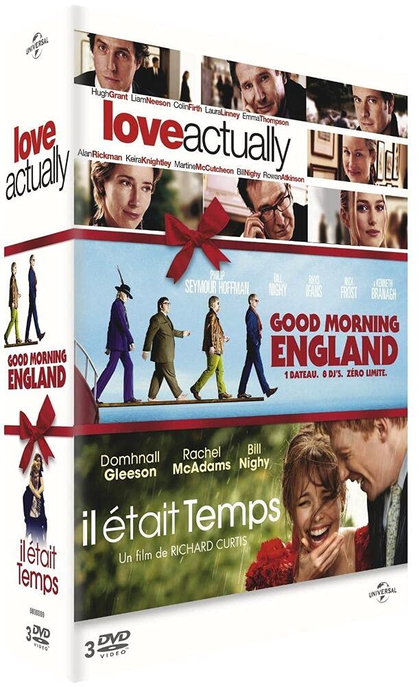 Coffret richard curtis : love actually ; good morning england ; il était temps Films